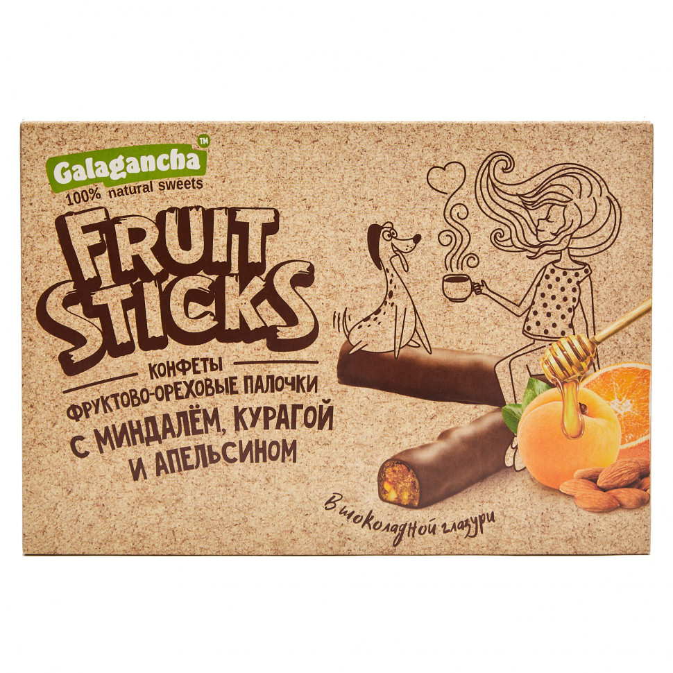  Берестов КРАФТ Fruit Stiсks с курагой и миндалем, 175г   в Лабинске