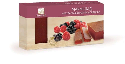  Мармелад пластовый 210г МАЛИНА-ЕЖЕВИКА в Лабинске