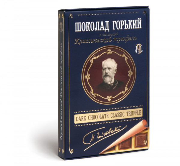 №1 Фабрика Томер  Горький шоколад ТРЮФЕЛЬ классический (Чайковский), 112г в Лабинске