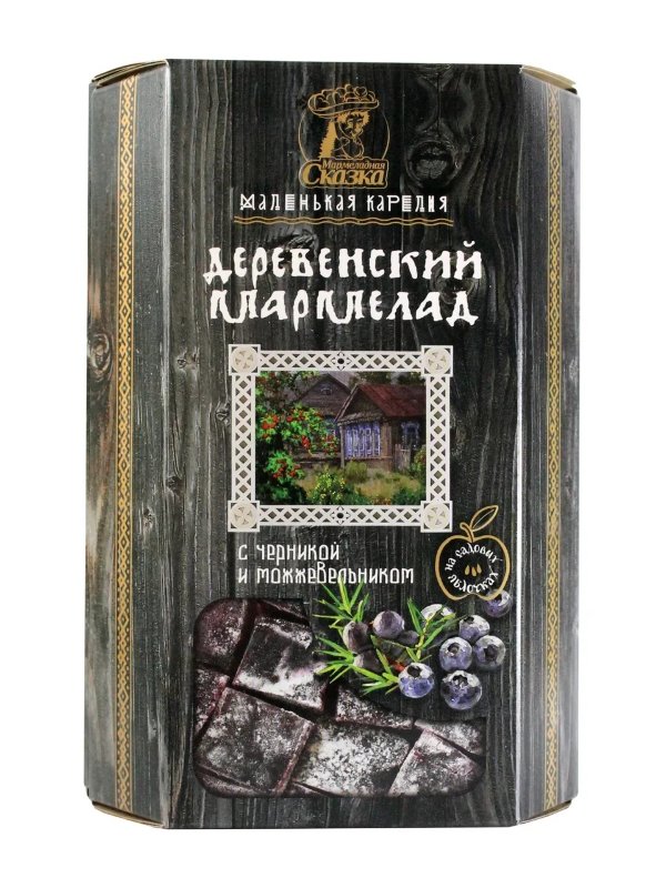 №2 Мармелад деревенский "С черникой и можжевельником" 300г в Лабинске